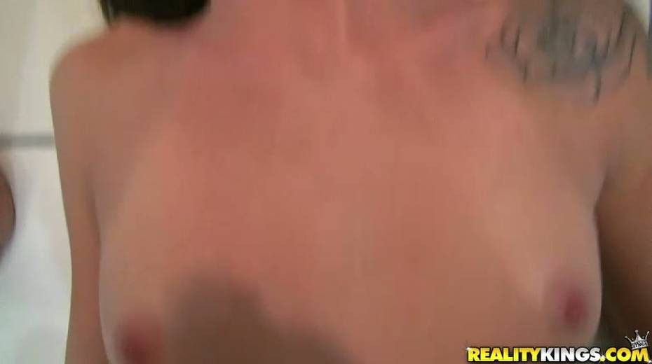 Skinny black haired jade rides staff penis of her dude in reverse pose hard - 6. pic