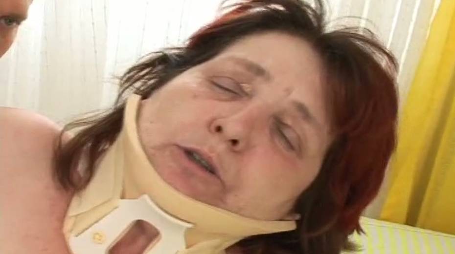 Nasty granny butt fucked brutally in a doggy position - 12. pic