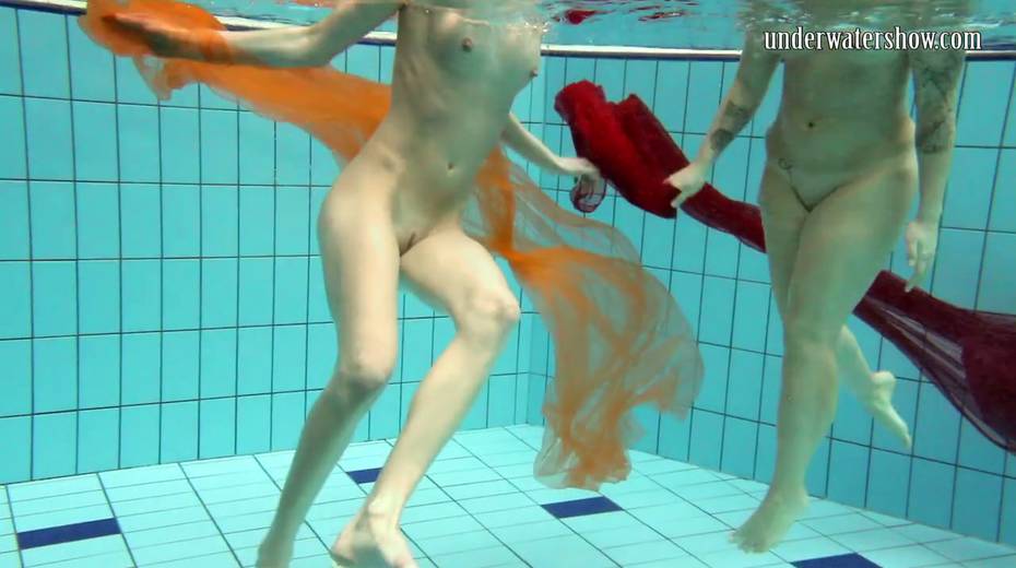 Delicious swimming babes strip under the water - 7. pic