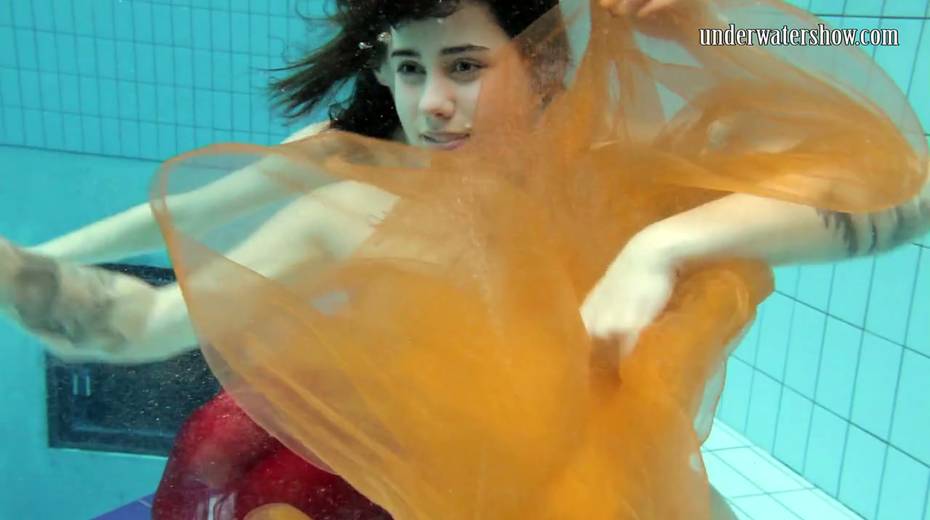 Delicious swimming babes strip under the water - 15. pic