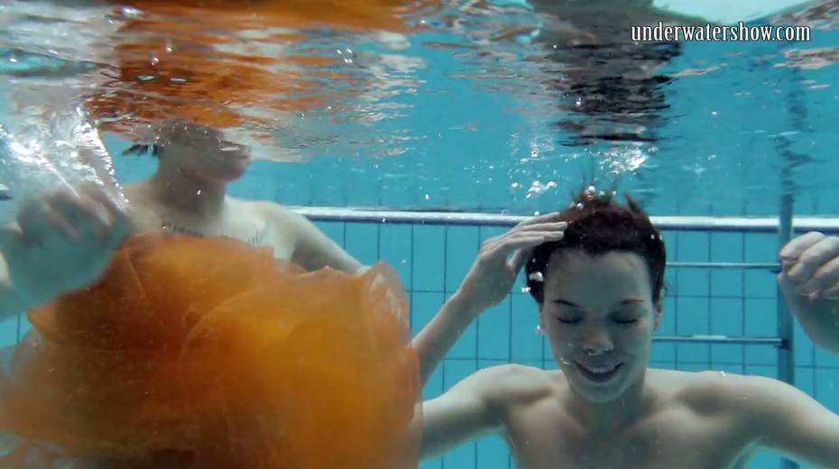 Delicious swimming babes strip under the water - 16. pic