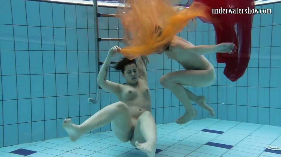 Delicious swimming babes strip under the water - 18. pic