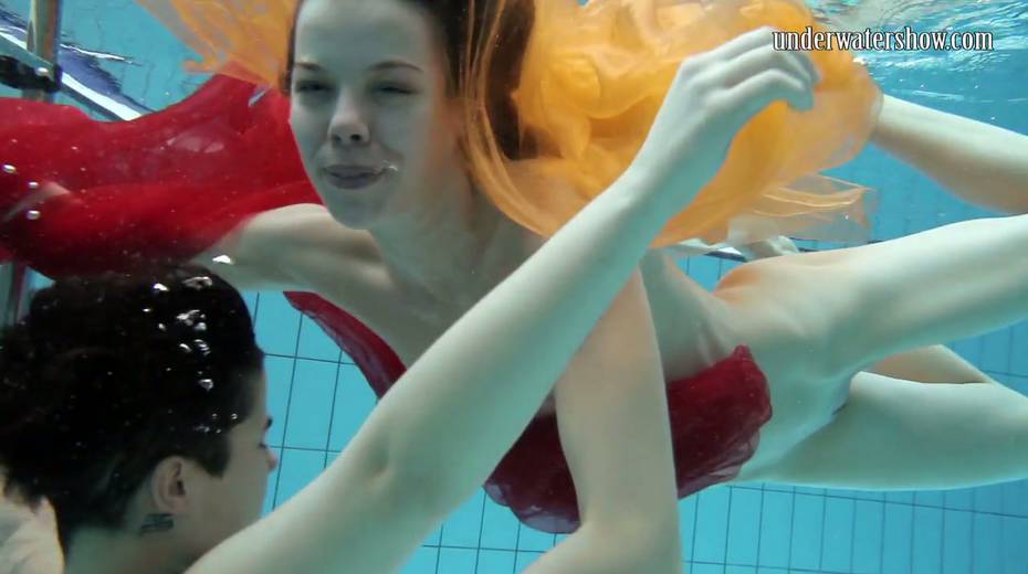 Delicious swimming babes strip under the water - 19. pic