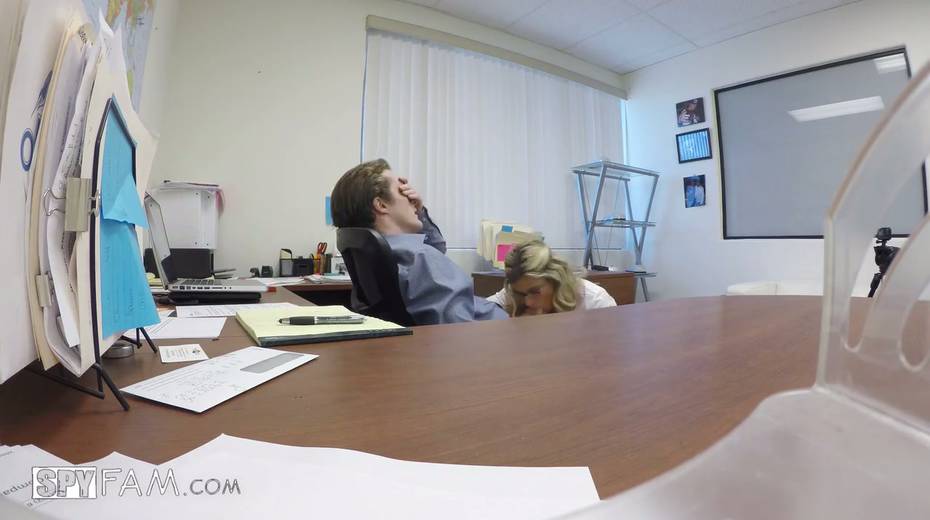Hidden camera sex video featuring office whore Cory Chase - 6. pic