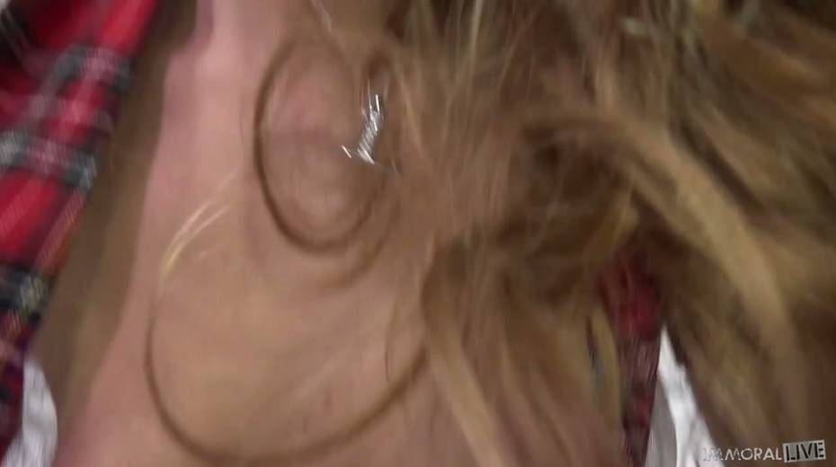 Filthy college Linda Leclair gets her wet twat nailed and takes cumshots on her ass - 23. pic