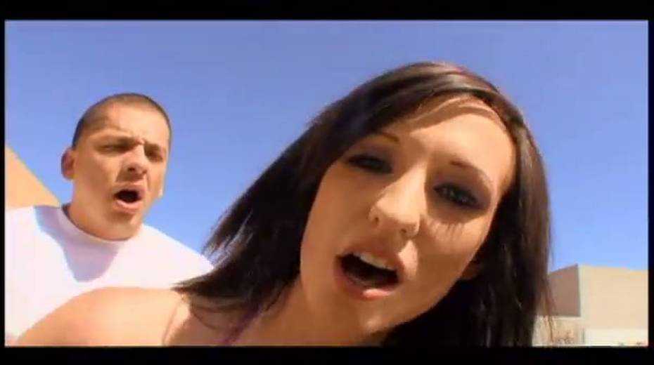 Hot babe Skyla Shy is washing a car in skimpy bikini and then she fucks - 11. pic
