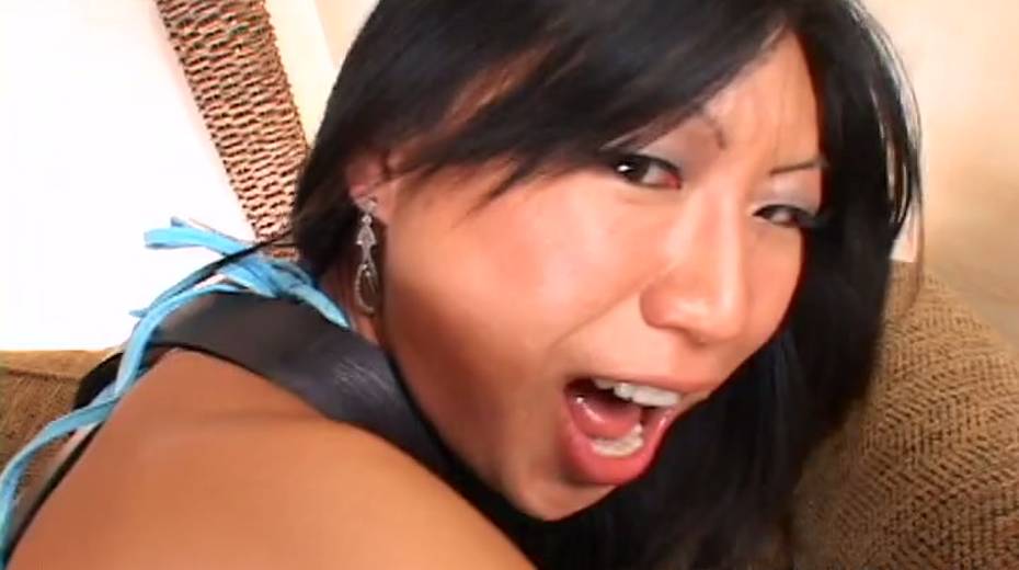 Lascivious Asian chick Tia Ling gets fucked hard on the couch - 5. pic