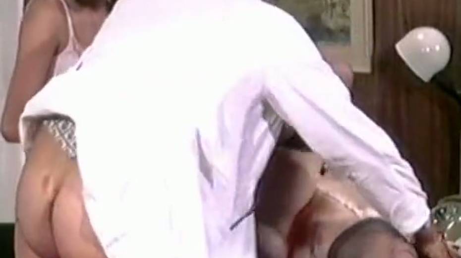 Slutty hot vintage nurses share big cock for terrific ride on top (FFM) - 13. pic