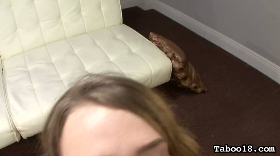 Filthy teen Alania Fox gives her head and gets messy facial in hot POV clip - 16. pic