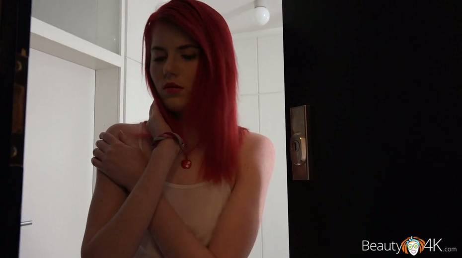 Slovak slim girl with flat tits Anna Swix gives a good blowjob and gets doggy fucked - 2. pic